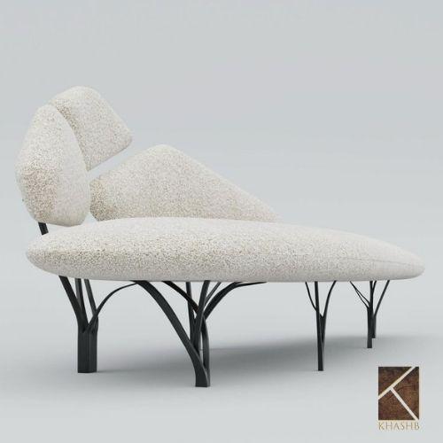 Eclipse Rounded Mohair Bolster Bench