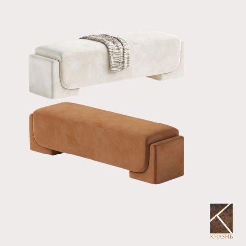 Stria Fluted Channel Vanity Bench