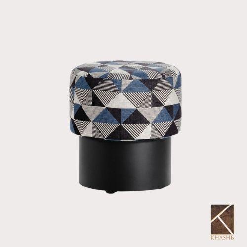 Regency Woven Houndstooth Ottoman Bench