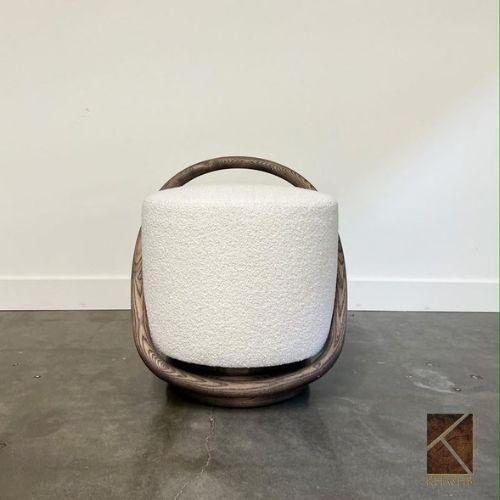 Arcadia Architectural Boucle Stool