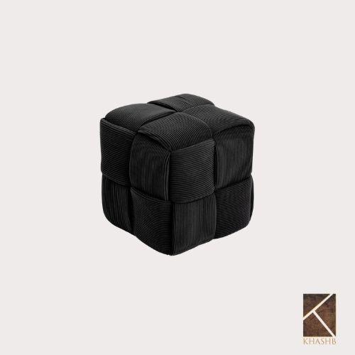 Stria Fluted Channel Vanity Pouf