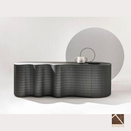 Serpentine Fluted Ribbon Sideboard