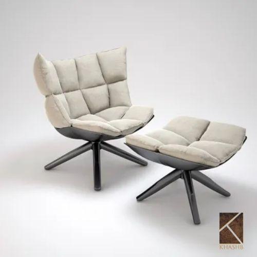 The Mosaic Wingback & Ottoman