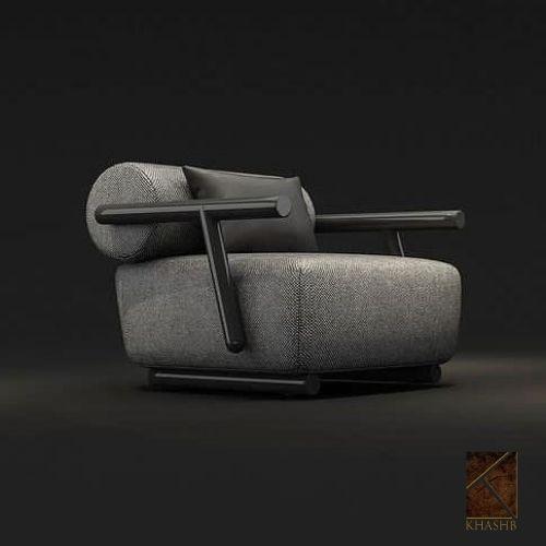 Bolster Back Industrial Chair