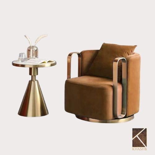 Metallic Cuff Chair