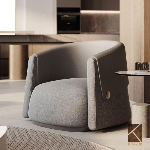 Polished Loop Accent Chair