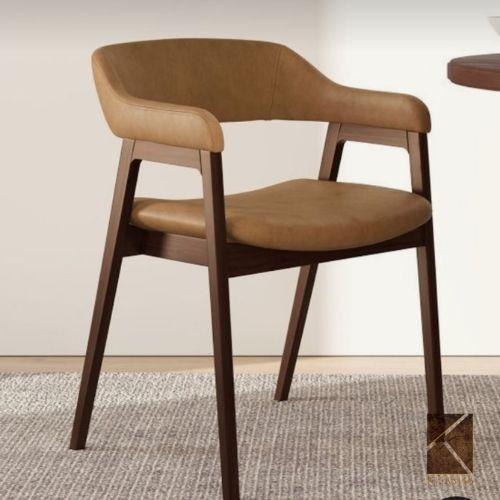 Metropolitan Minimalist Walnut Chair