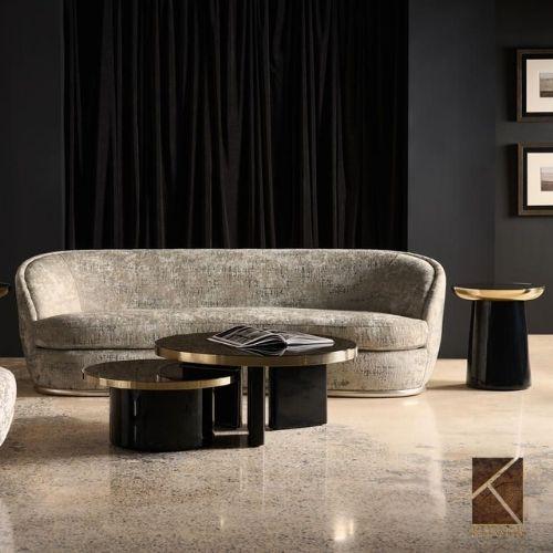 The Round arms sofa