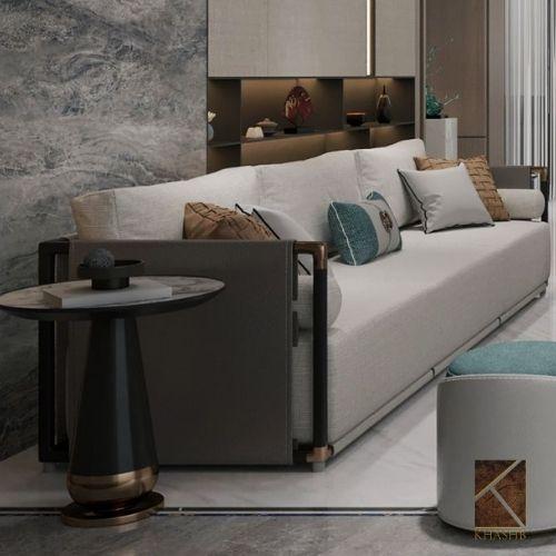 Industrial Bolster sofa