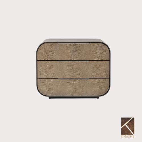 Zenith Geometric Bedside Table