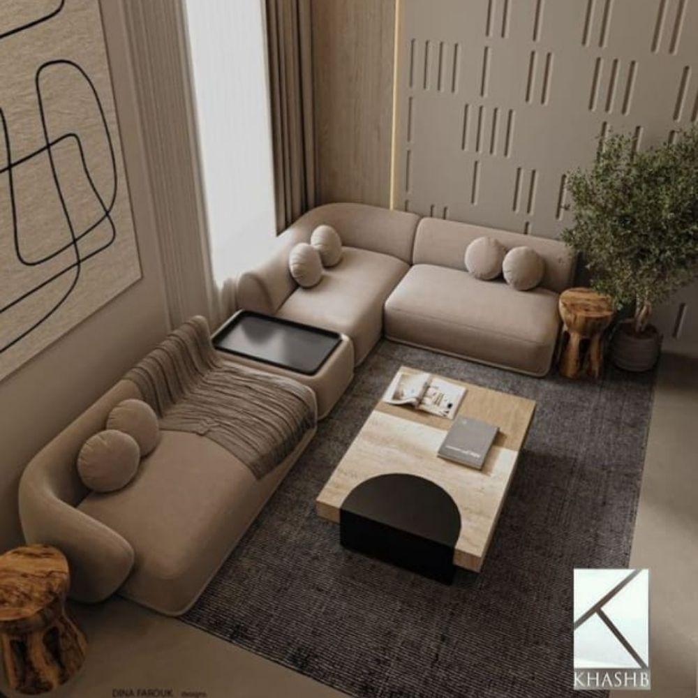 Zenith Low-Profile Double-L Lounge Sectional