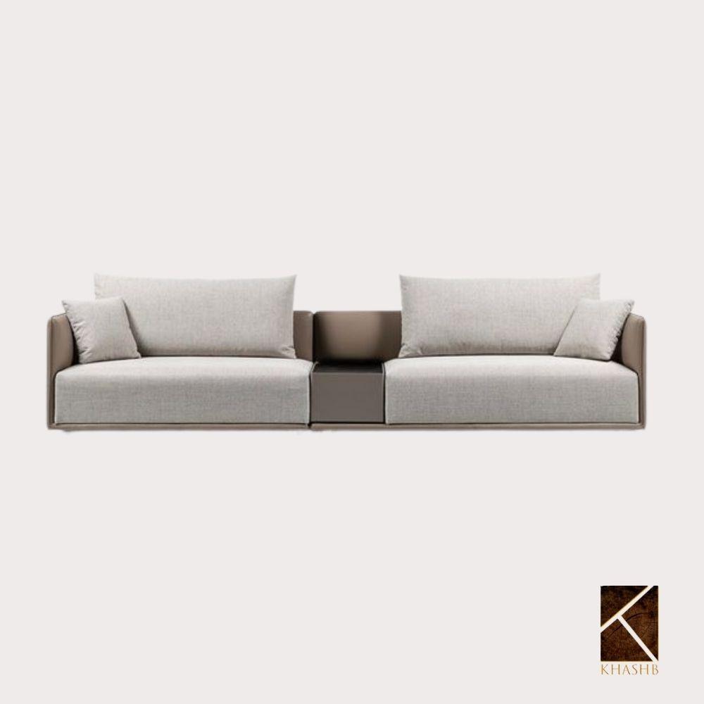 Nexus Integrated Console Tuxedo Sofa