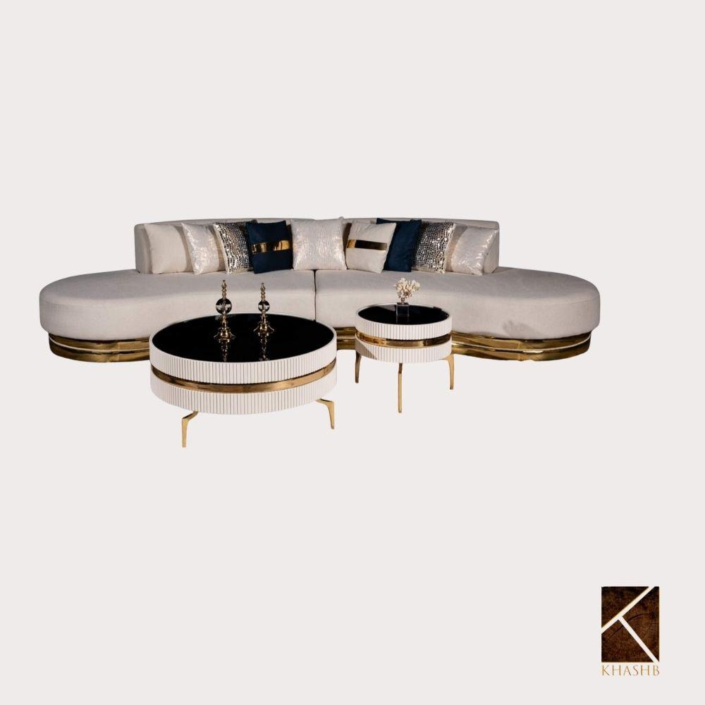 Arcus Brass-Trimmed Crescent Island