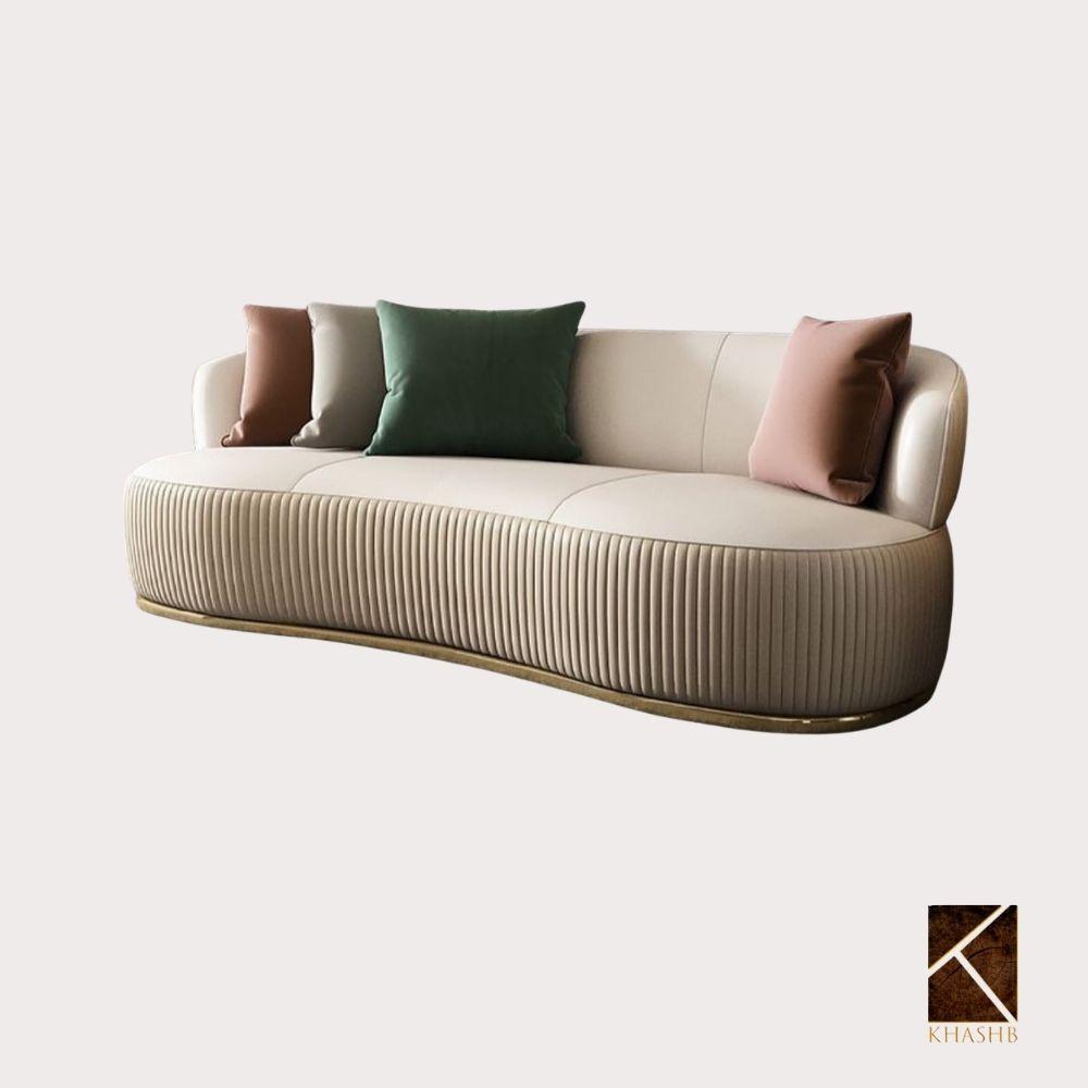 Vertical Fluted Leather Capsule