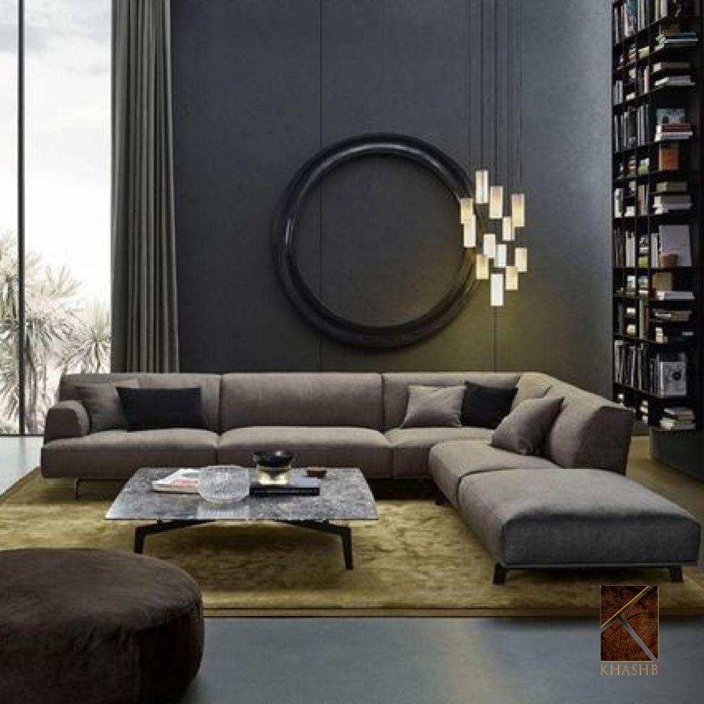 Stratus Low-Slung L-Shape Sectional System
