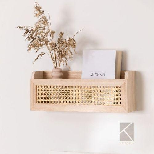 Classic Cane Floating wall hanging Shelf