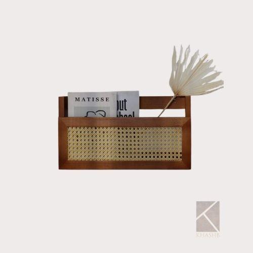 Rattan Chic Wall Mounted  Book Cradle