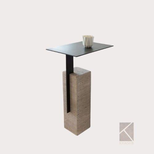 Concrete Base Side Table