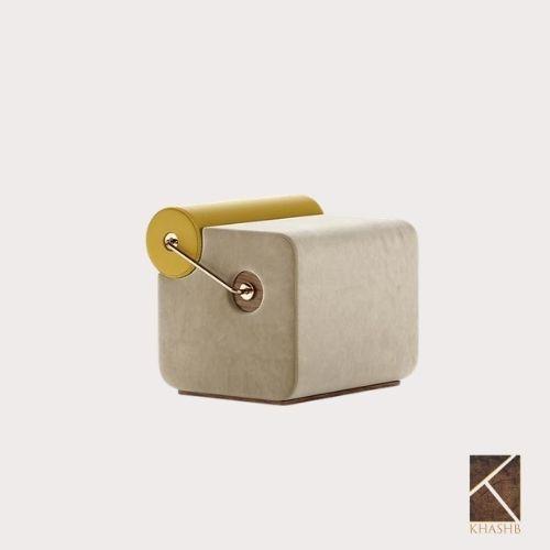 Urban Angular Wing Accent Stool