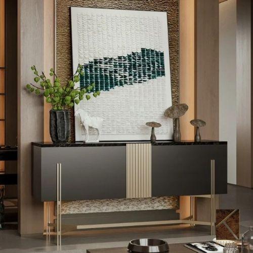 Linear Palazzo Slatted Console