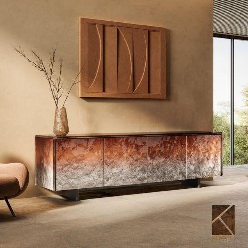 Magma Oxidized Textured Sideboard