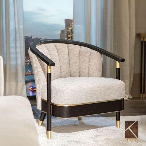 The Empire Ribbed Barrel Chair