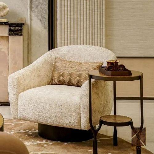 Linear Slat Accent Chair
