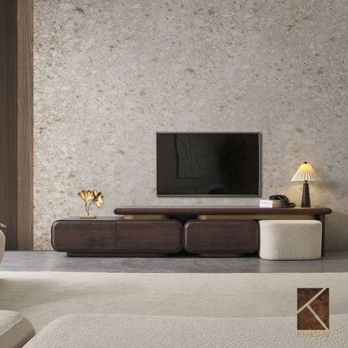 Earthy Split-Level Walnut