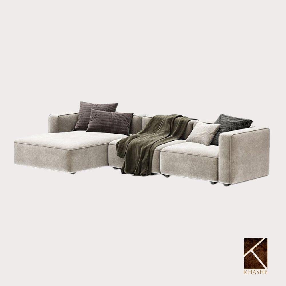Cubo Minimalist Chaise Sectional